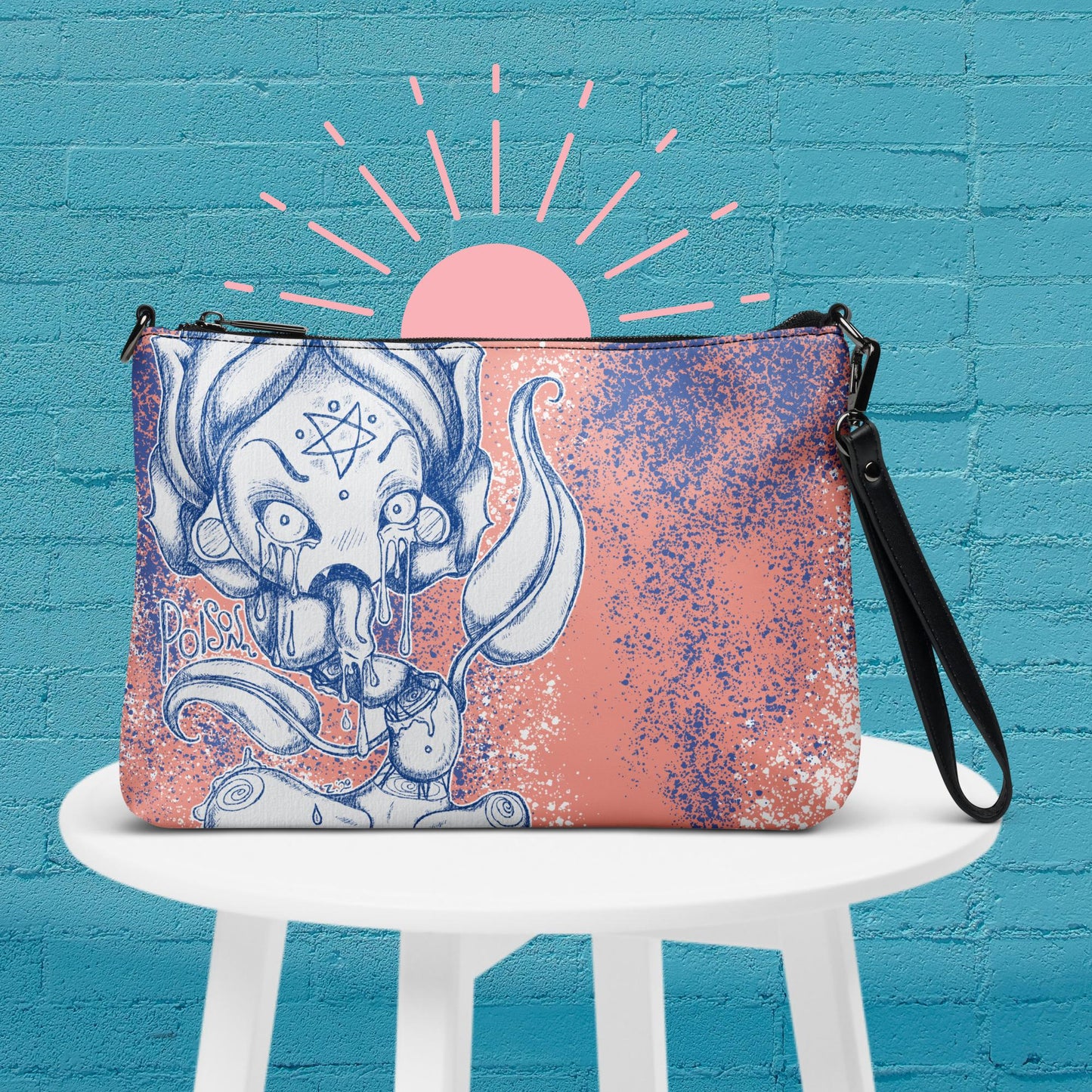Enchanted Poisoned Rose: A Tongue-in-Chic Crossbody Bag