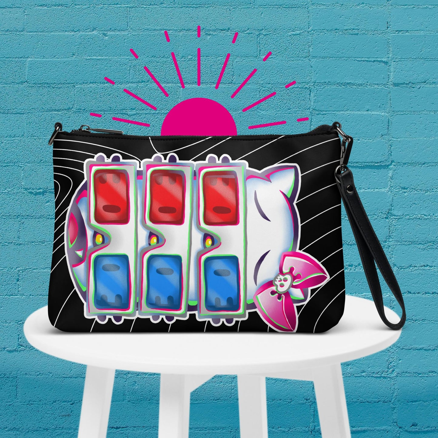 3D Kitty Retro Crossbody Bag - A Quirky Style Statement