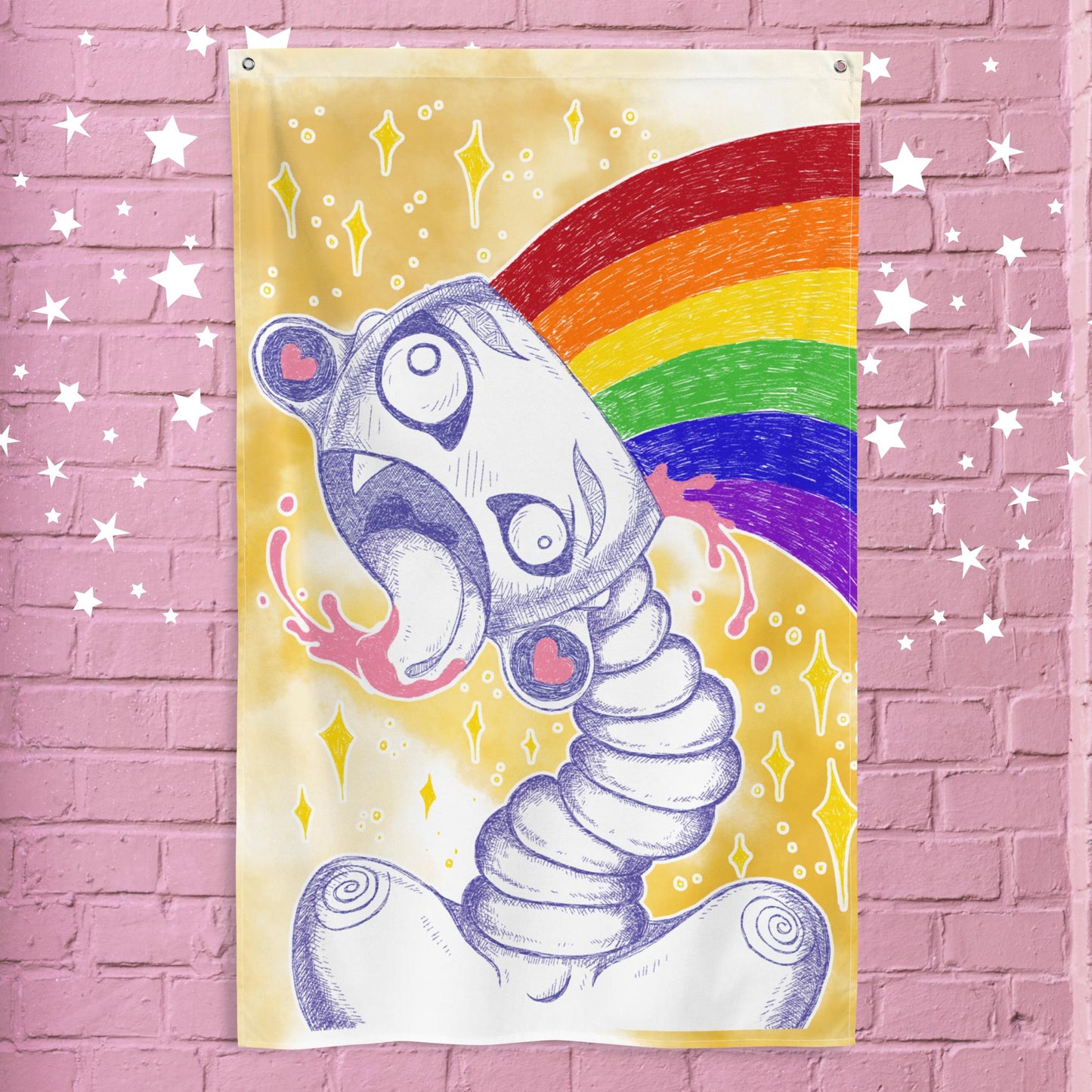Brainbow Pride Flag - Celebrate LGBTQ Diversity in Art