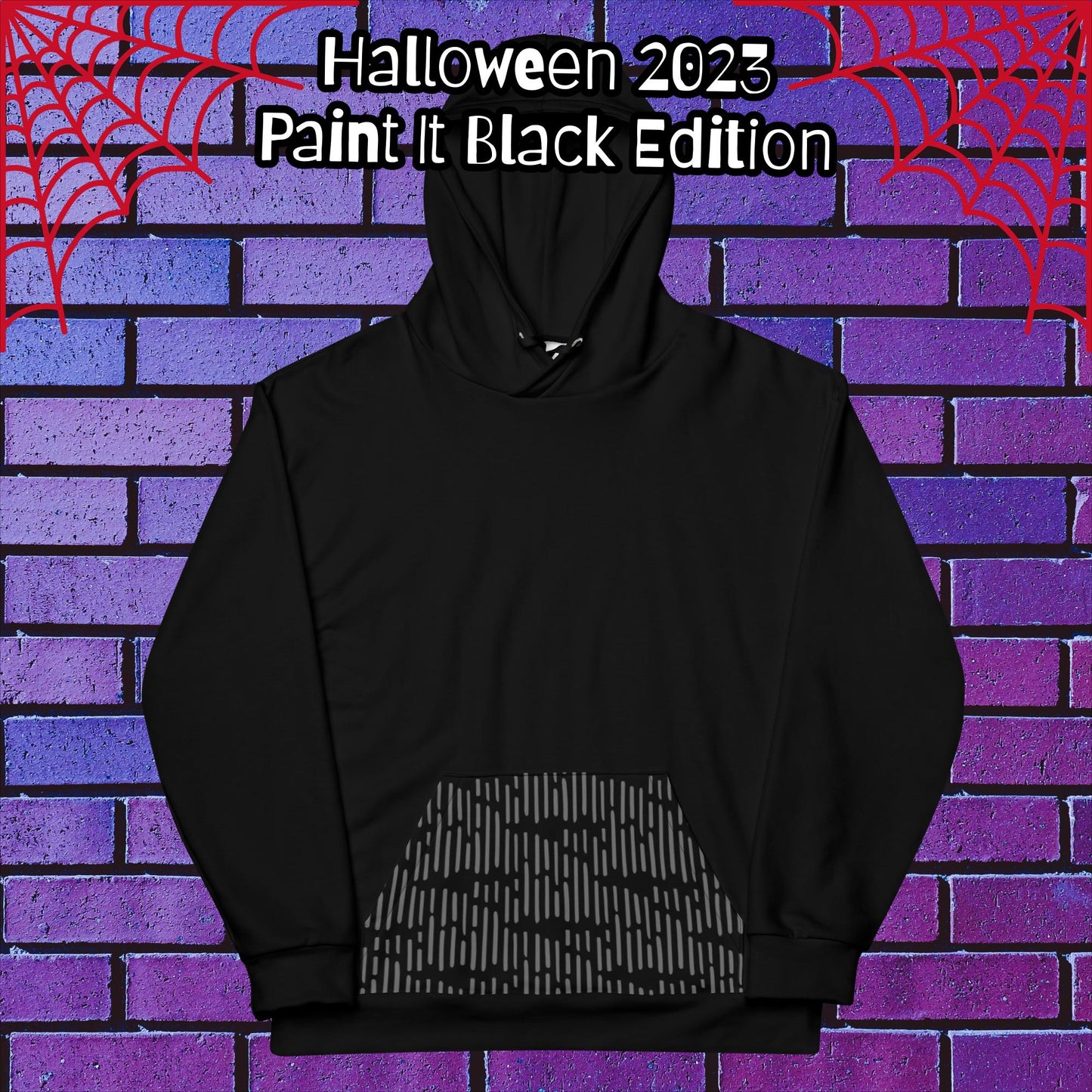 Halloween 2023 "Paint it Black" Edition - Rainbow Mind Unisex Hoodie - Unique Queer Artistry