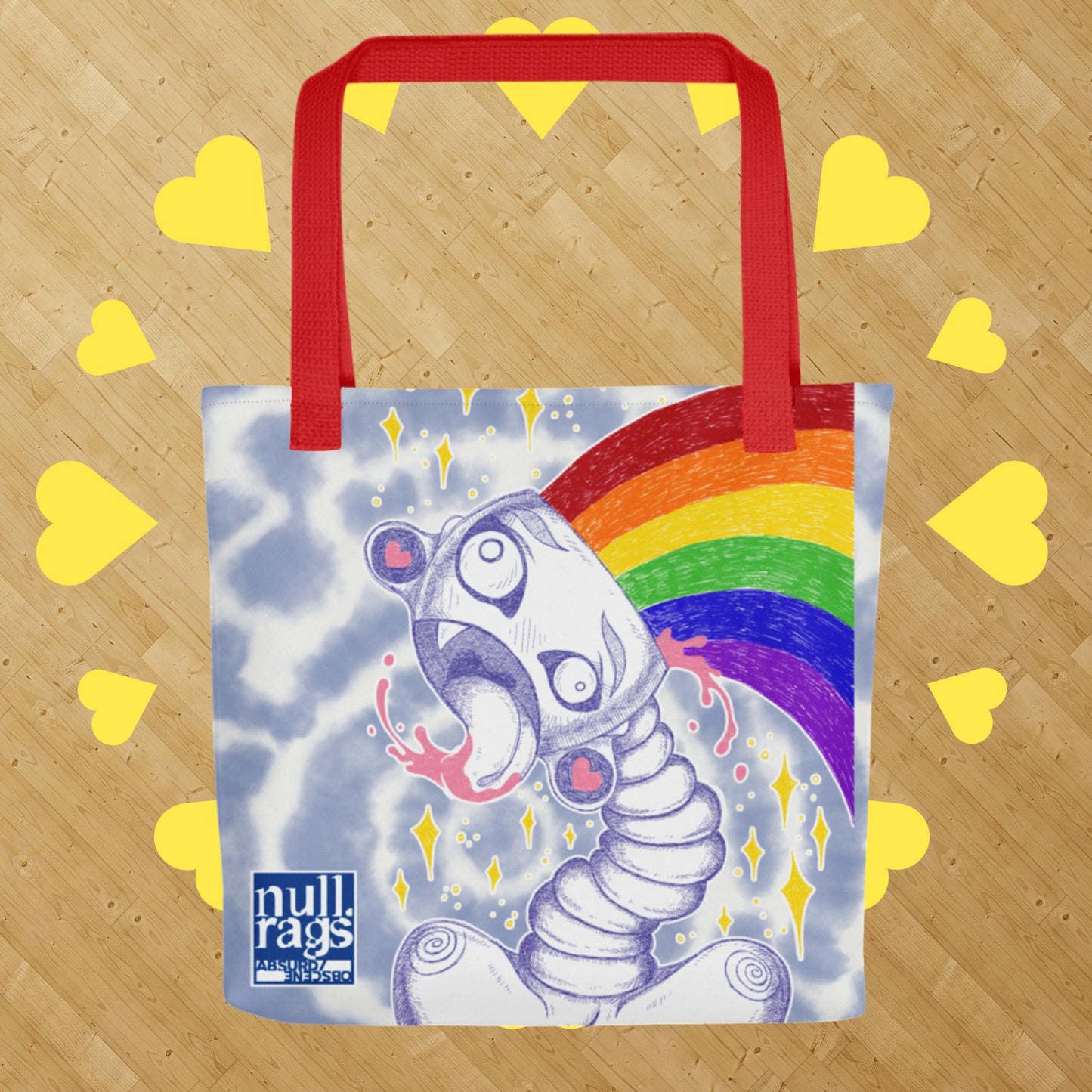 Rainbow Brainbow Tote Bag - Embrace Your Pride with Artistic Flair