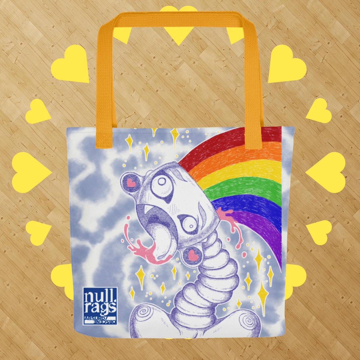 Rainbow Brainbow Tote Bag - Embrace Your Pride with Artistic Flair