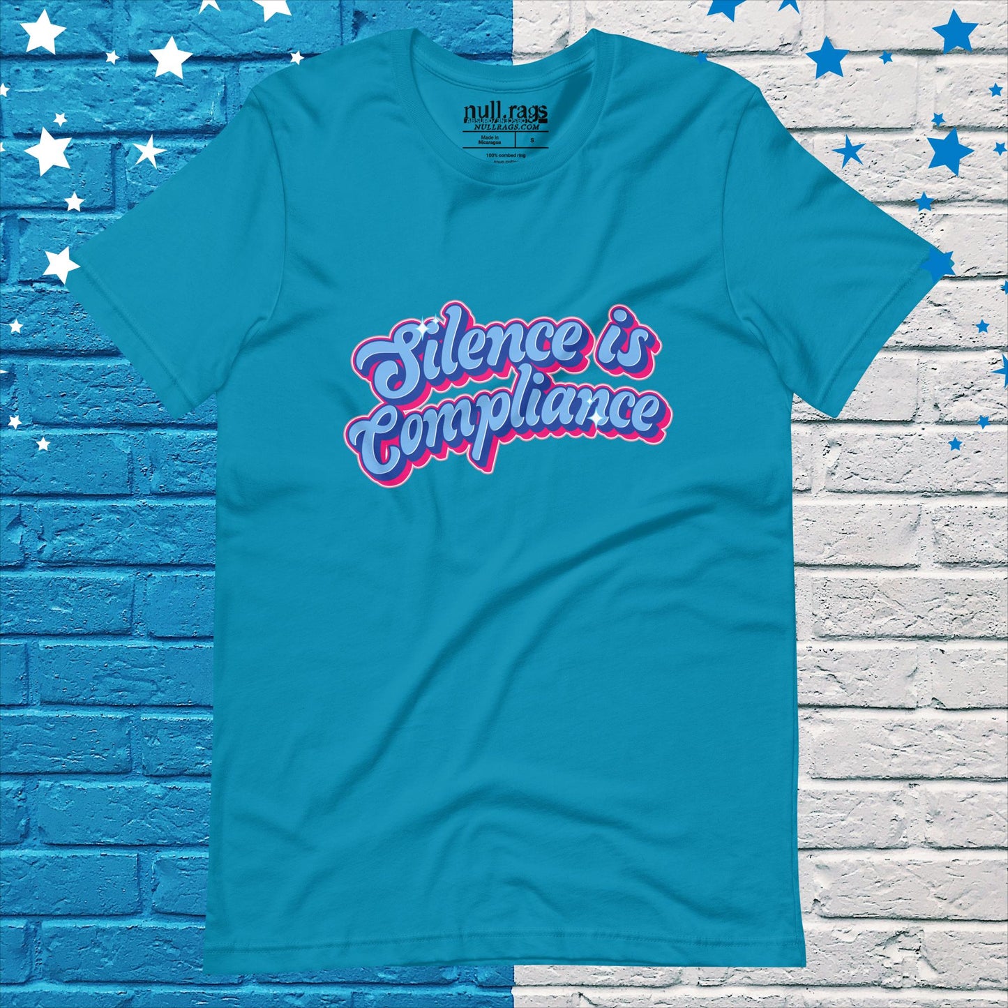 Speak Up: 'Silence is Compliance' Vibrant Graphic Unisex Tee