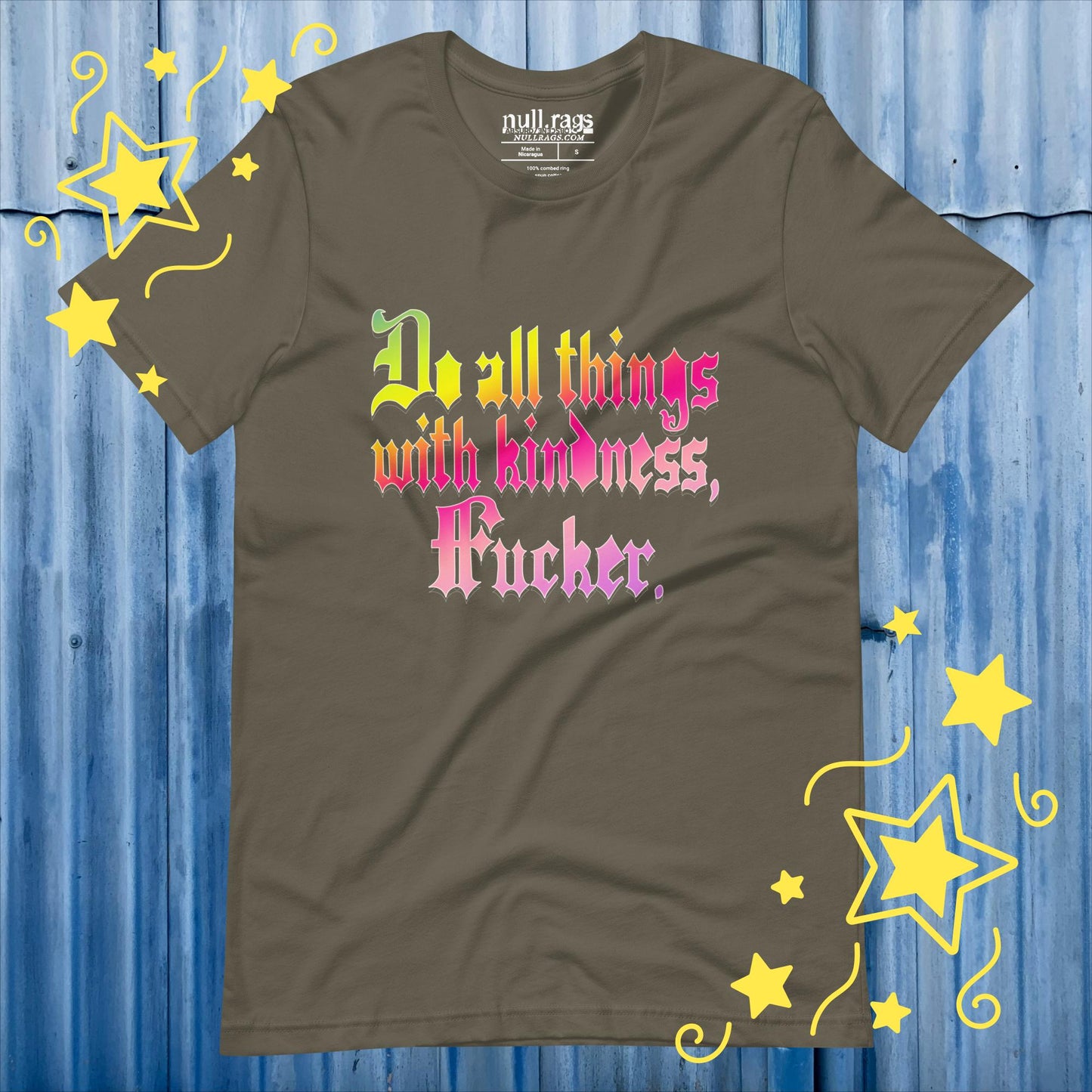 Spread Love with Attitude: 'Do All Things with Kindness, F*cker' Unisex Tee - Redefine Kindness