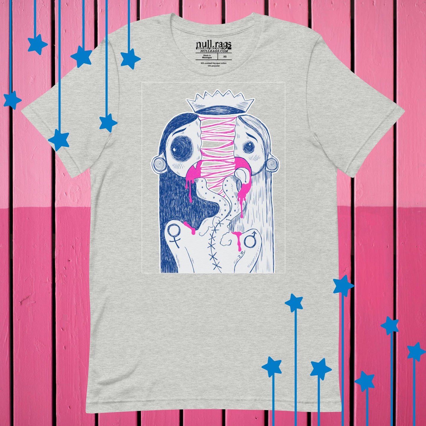 Split in Two Unisex T-shirt - Celebrate Your Inner Duality