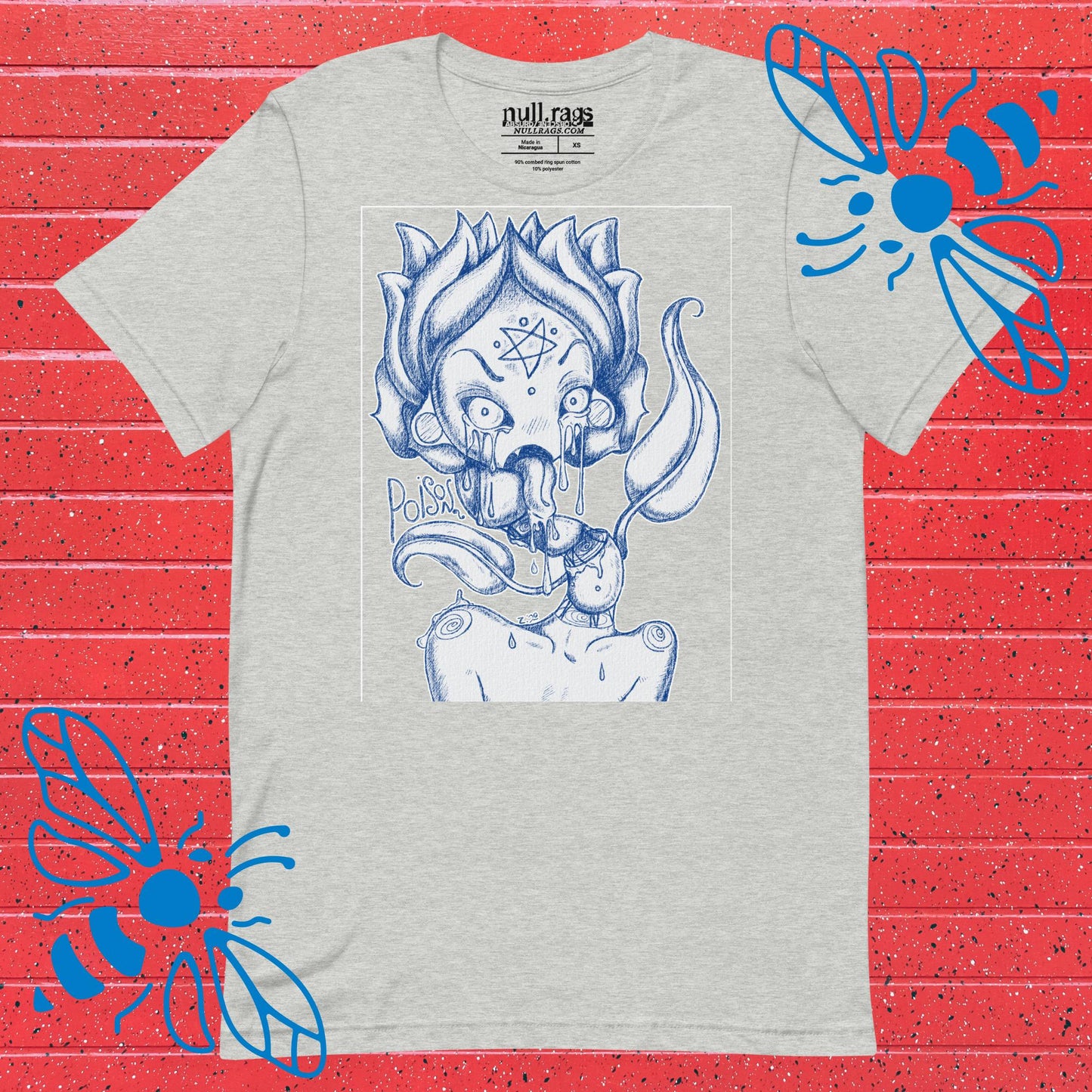 Poison Dripping Flower Unisex T-Shirt - Embrace the Darkness