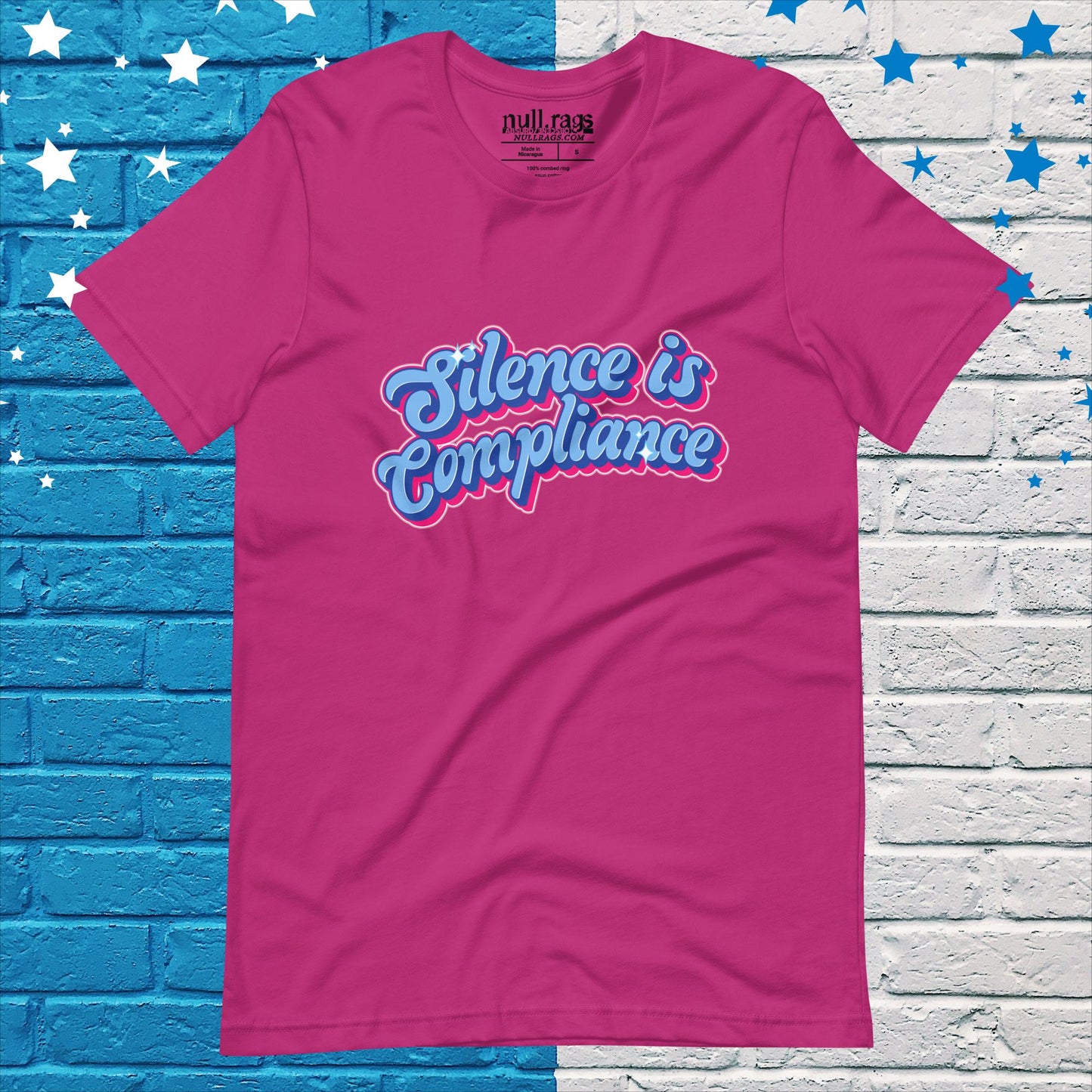 Speak Up: 'Silence is Compliance' Vibrant Graphic Unisex Tee