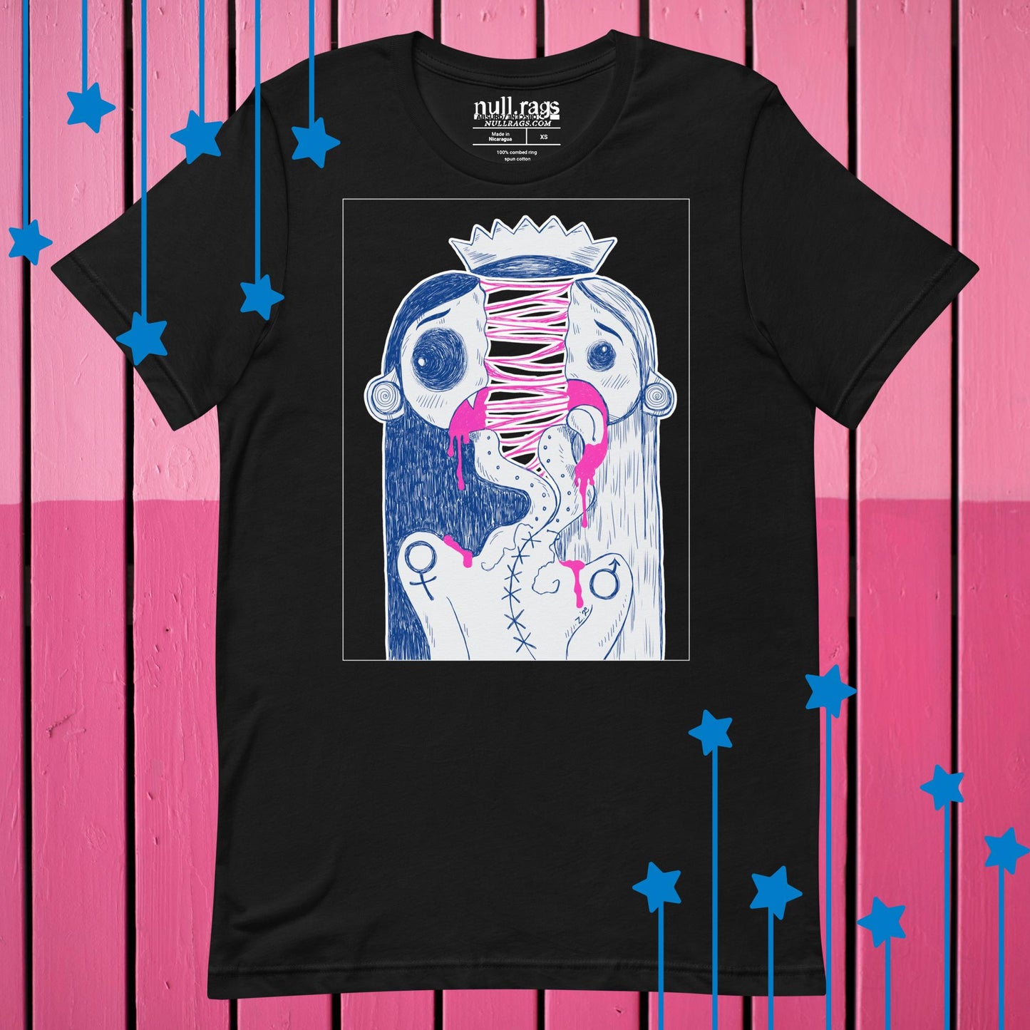 Split in Two Unisex T-shirt - Celebrate Your Inner Duality