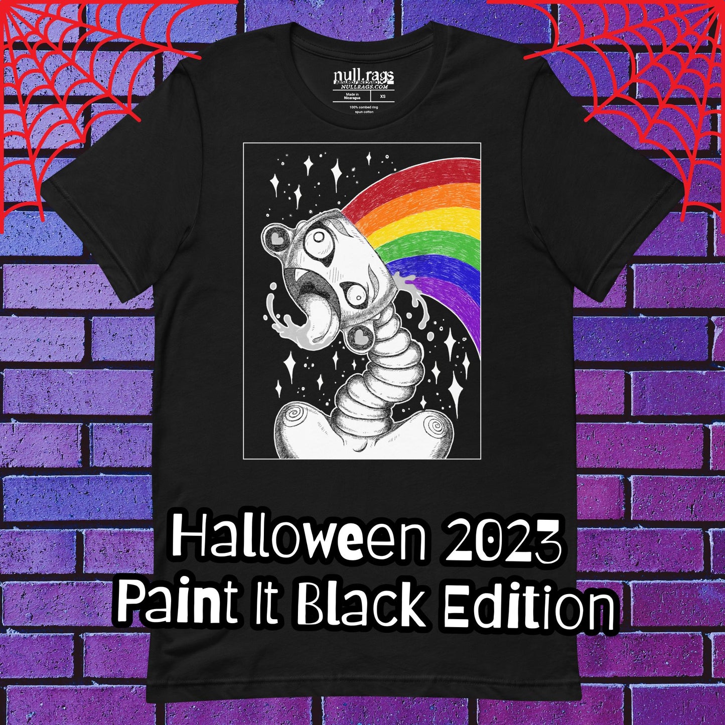 Brainbow Skull Unisex T-Shirt - Halloween 2023 Collection
