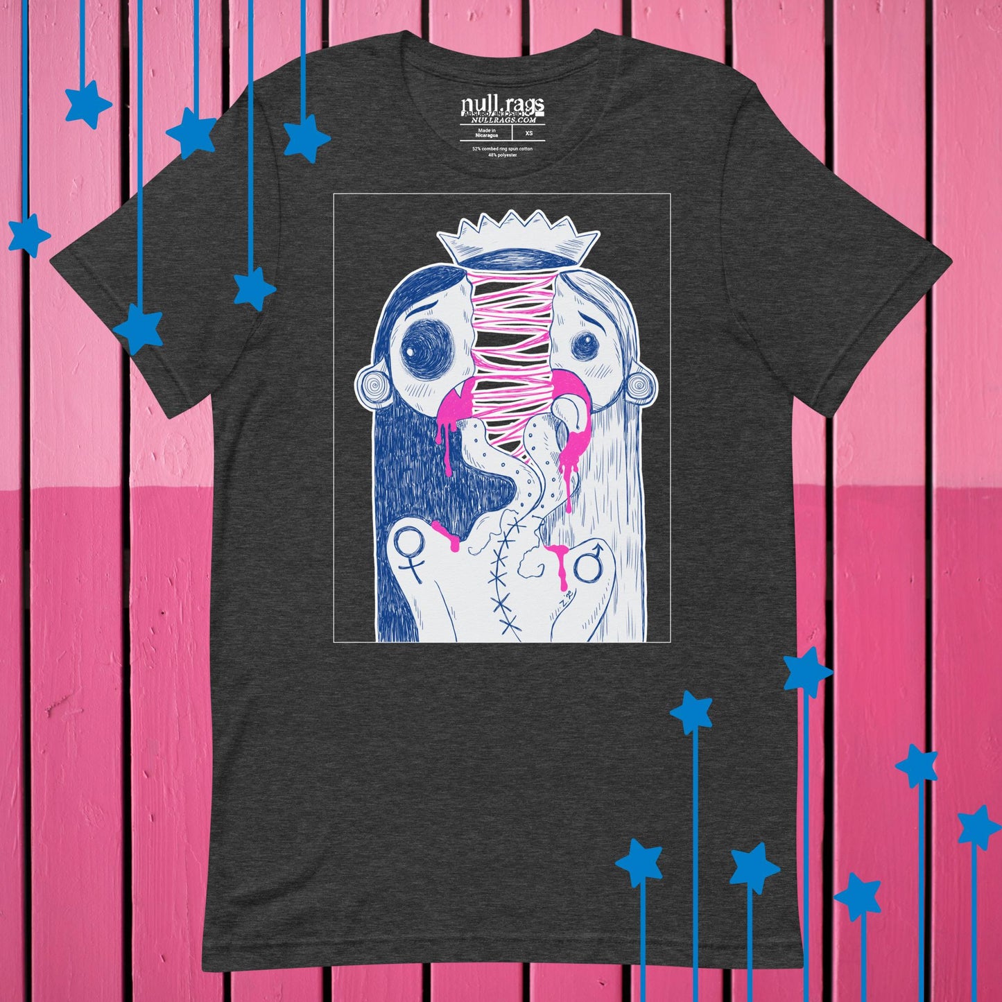 Split in Two Unisex T-shirt - Celebrate Your Inner Duality