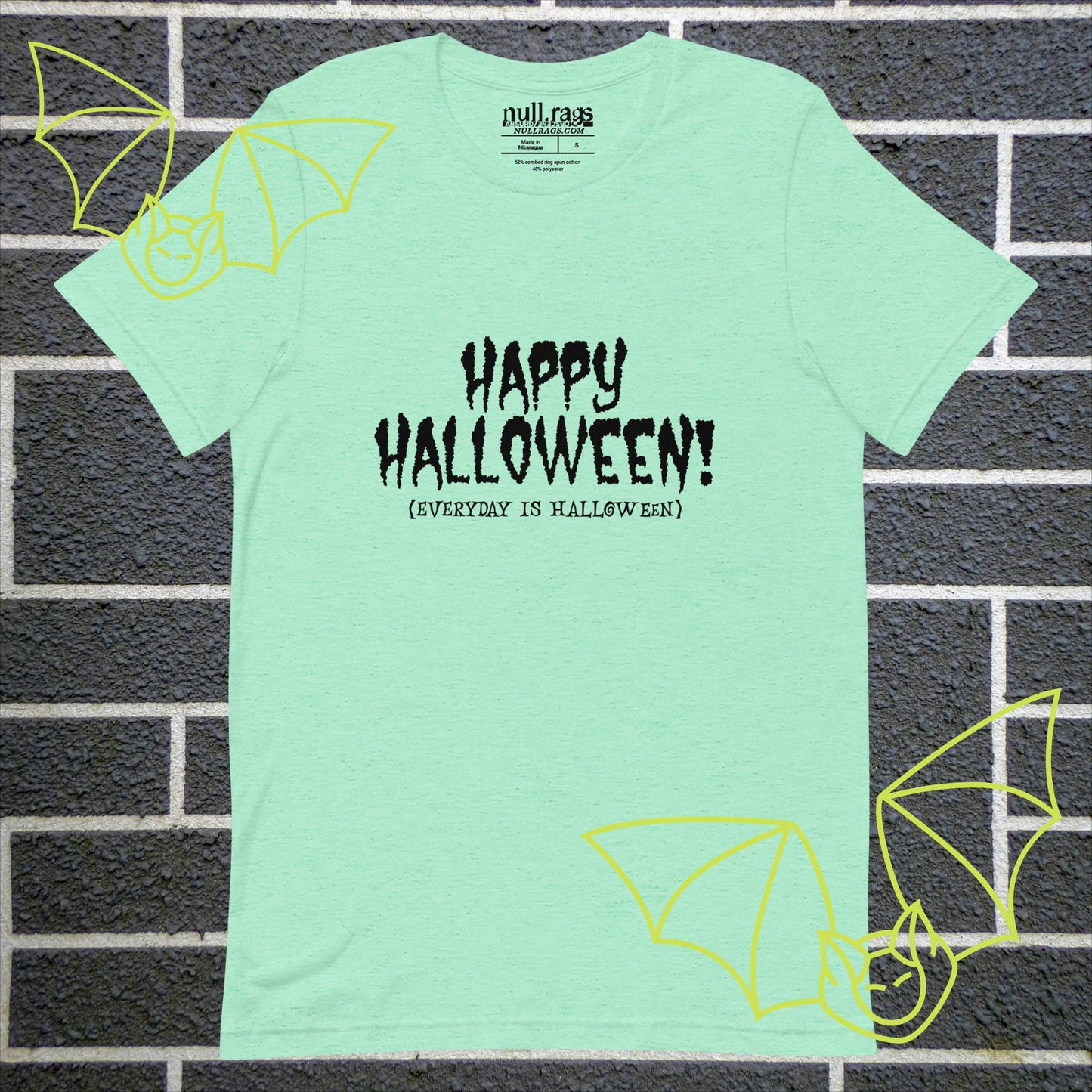Spooktacular Style: 'Happy Halloween (Everyday is Halloween)' Unisex Tee - Embrace the Haunting Vibes