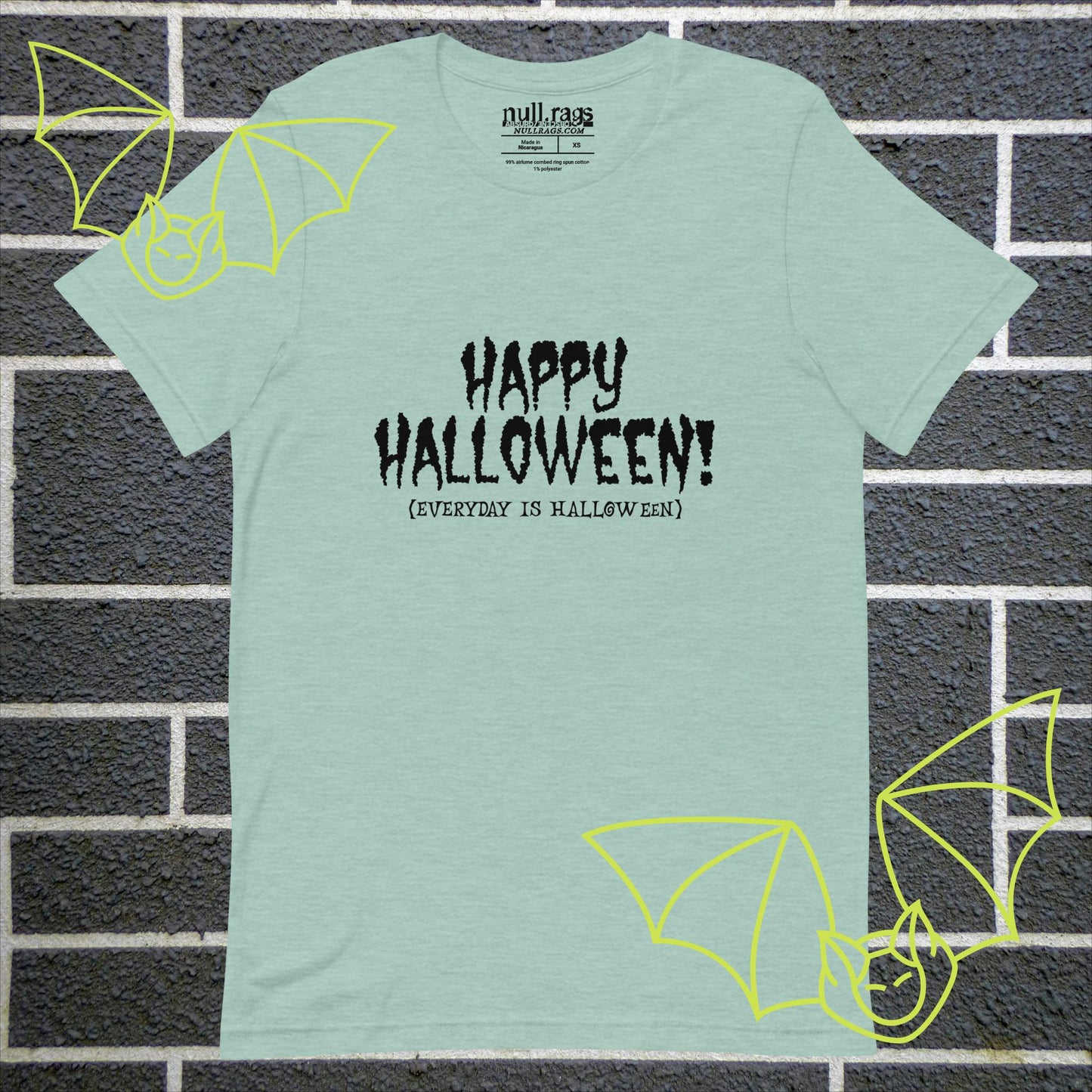 Spooktacular Style: 'Happy Halloween (Everyday is Halloween)' Unisex Tee - Embrace the Haunting Vibes