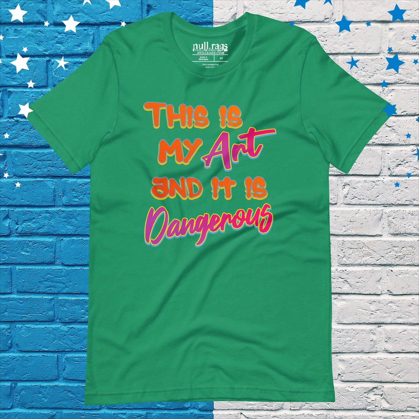 Unleash Your Creativity: 'This Is My Art and It Is Dangerous' Graphic Unisex Tee