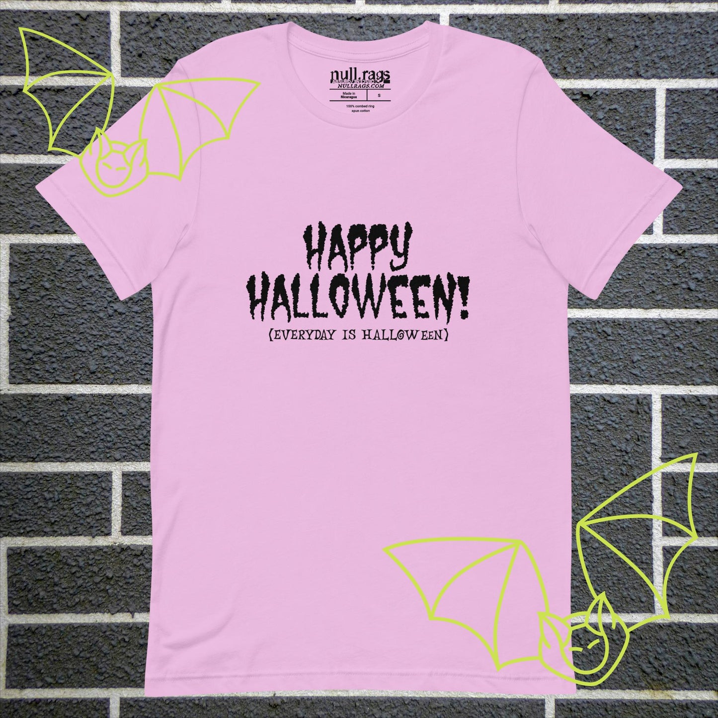 Spooktacular Style: 'Happy Halloween (Everyday is Halloween)' Unisex Tee - Embrace the Haunting Vibes