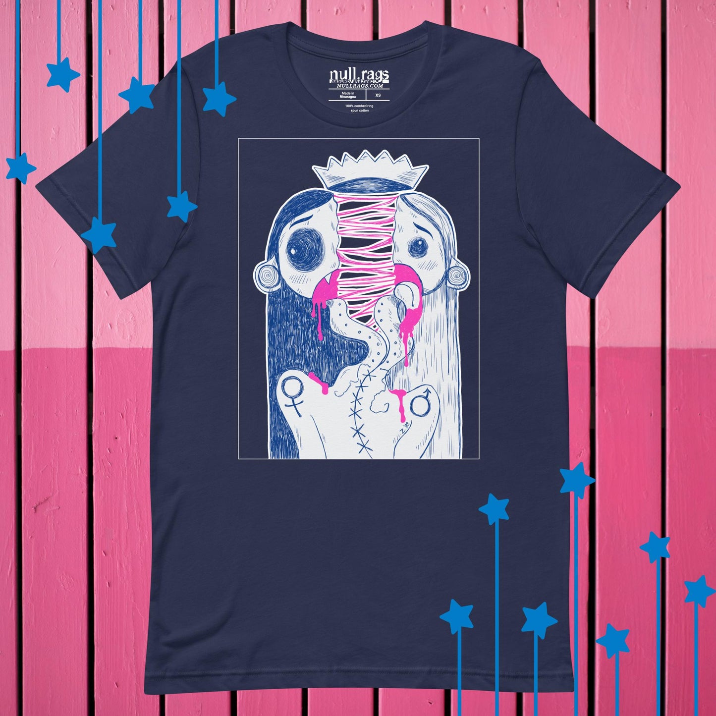 Split in Two Unisex T-shirt - Celebrate Your Inner Duality