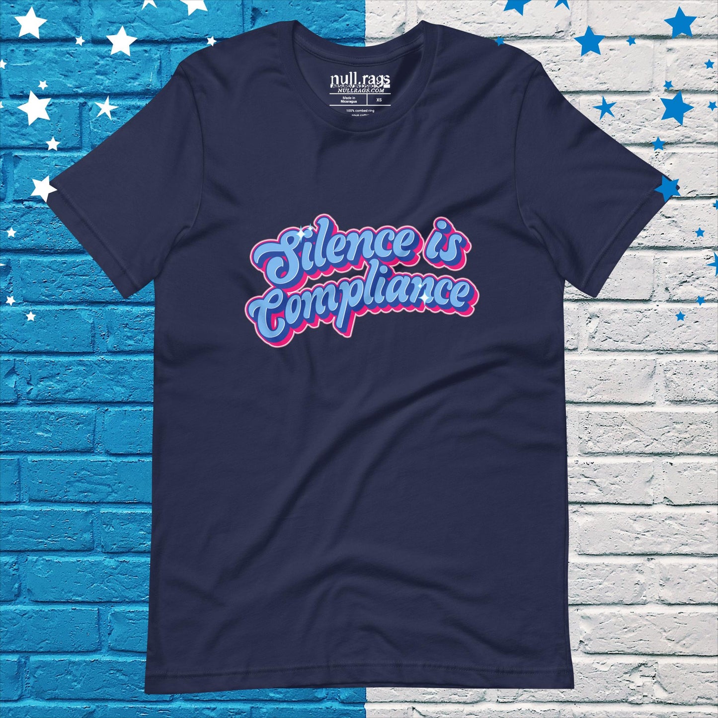 Speak Up: 'Silence is Compliance' Vibrant Graphic Unisex Tee