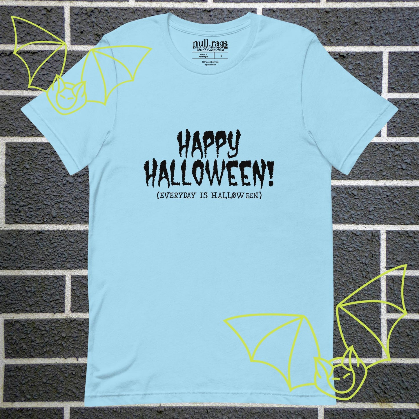 Spooktacular Style: 'Happy Halloween (Everyday is Halloween)' Unisex Tee - Embrace the Haunting Vibes