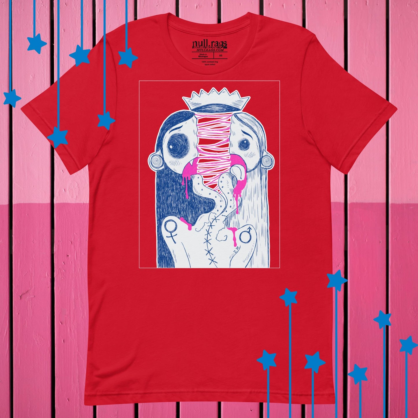 Split in Two Unisex T-shirt - Celebrate Your Inner Duality