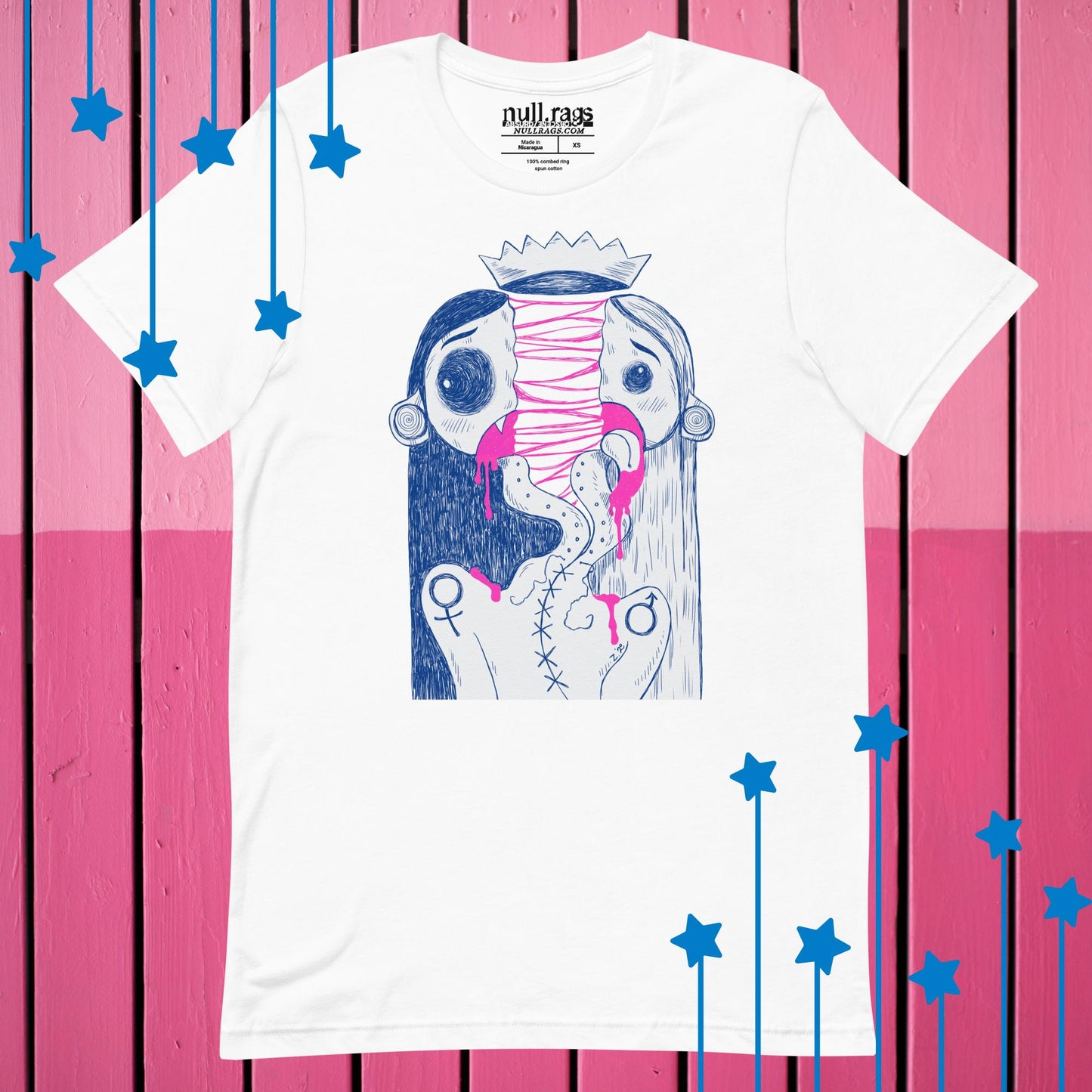 Split in Two Unisex T-shirt - Celebrate Your Inner Duality