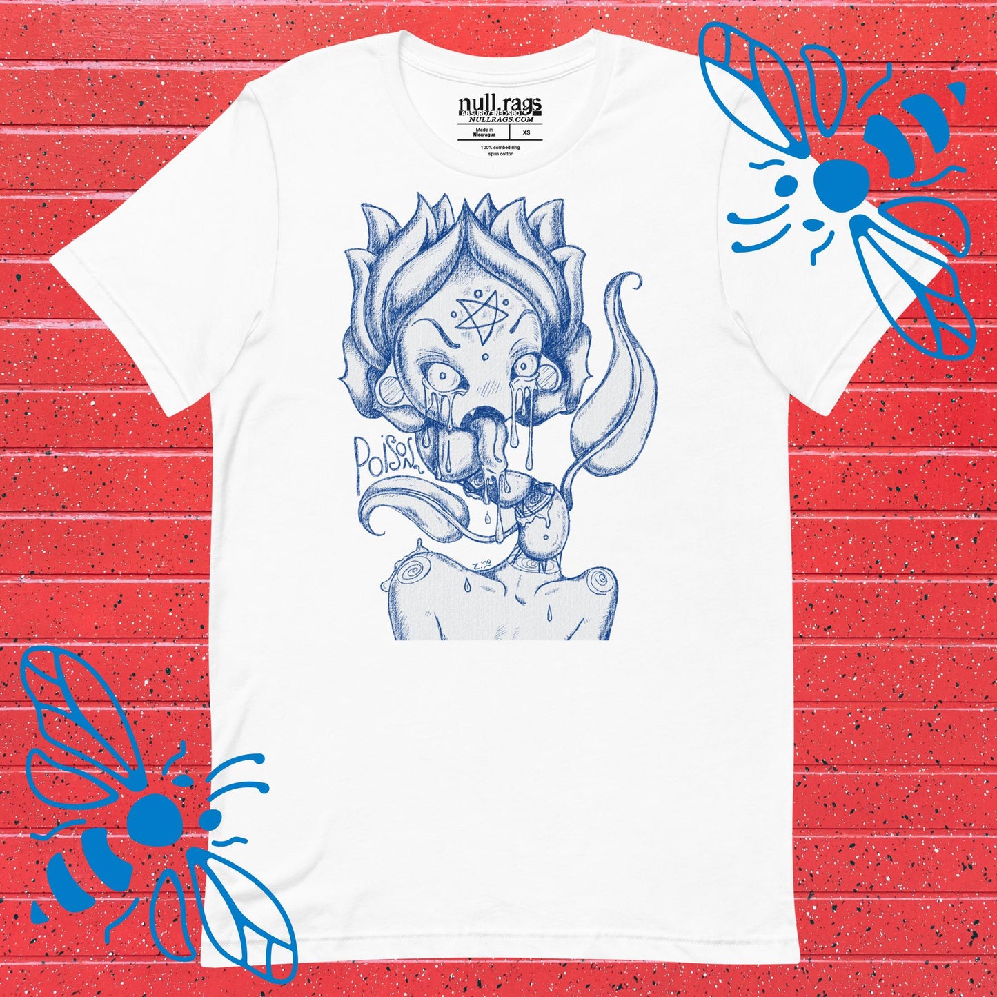 Poison Dripping Flower Unisex T-Shirt - Embrace the Darkness