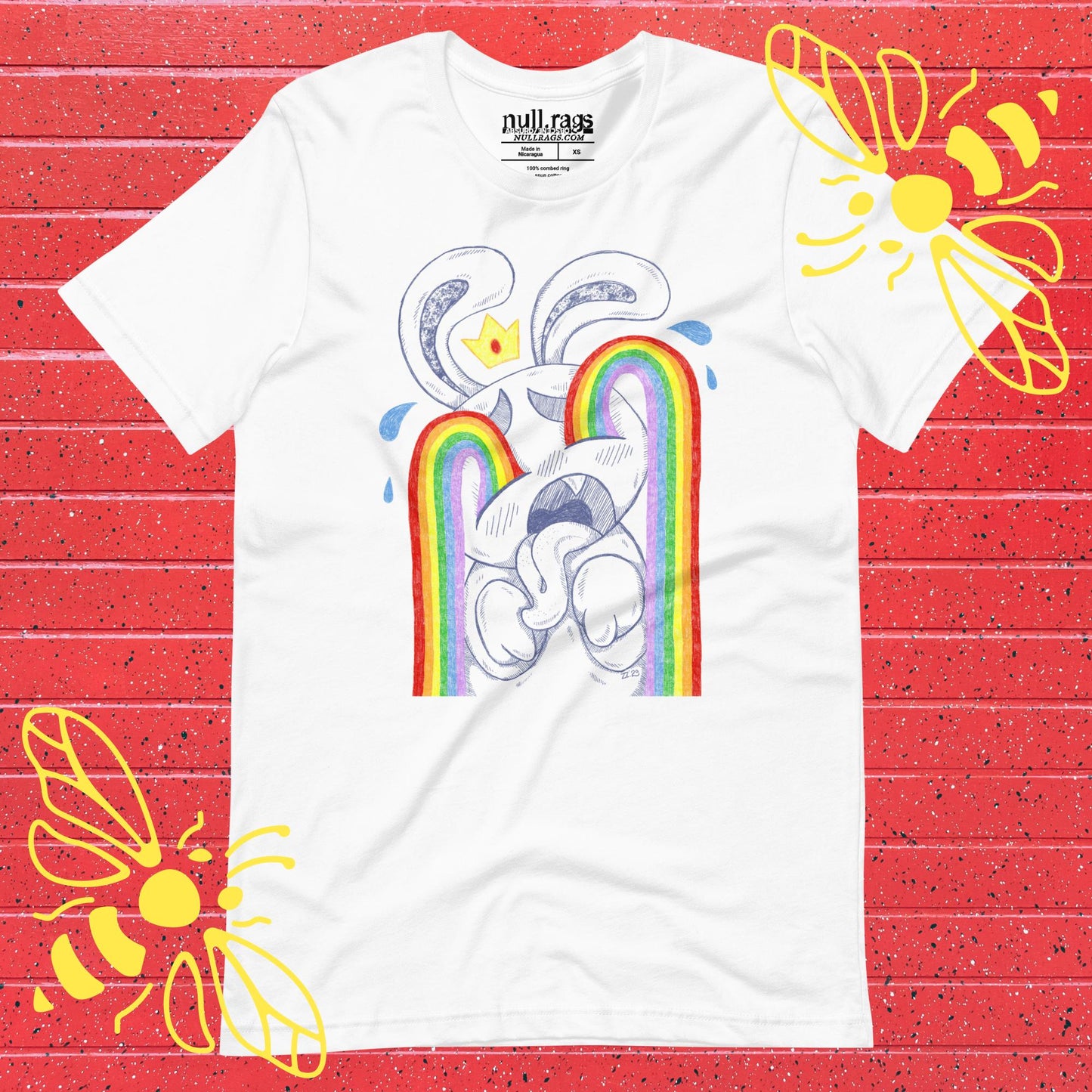 Crying Bunny Unisex T-Shirt - Embrace Your Unique Style