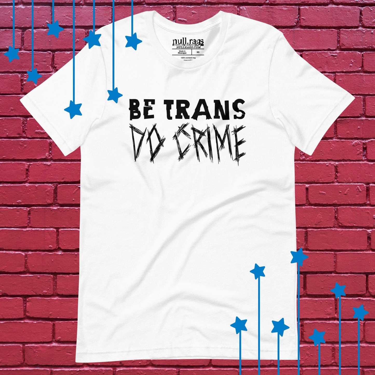 "Trans Rebel" Unisex Tee | Extended Sizes XS-5XL