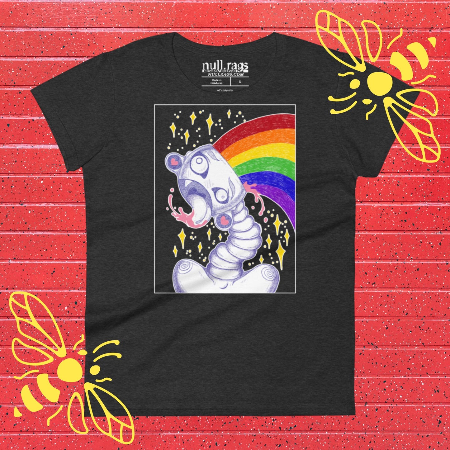 Brainbow Rainbow Femme Fit T-shirt - Radiate Your True Colors