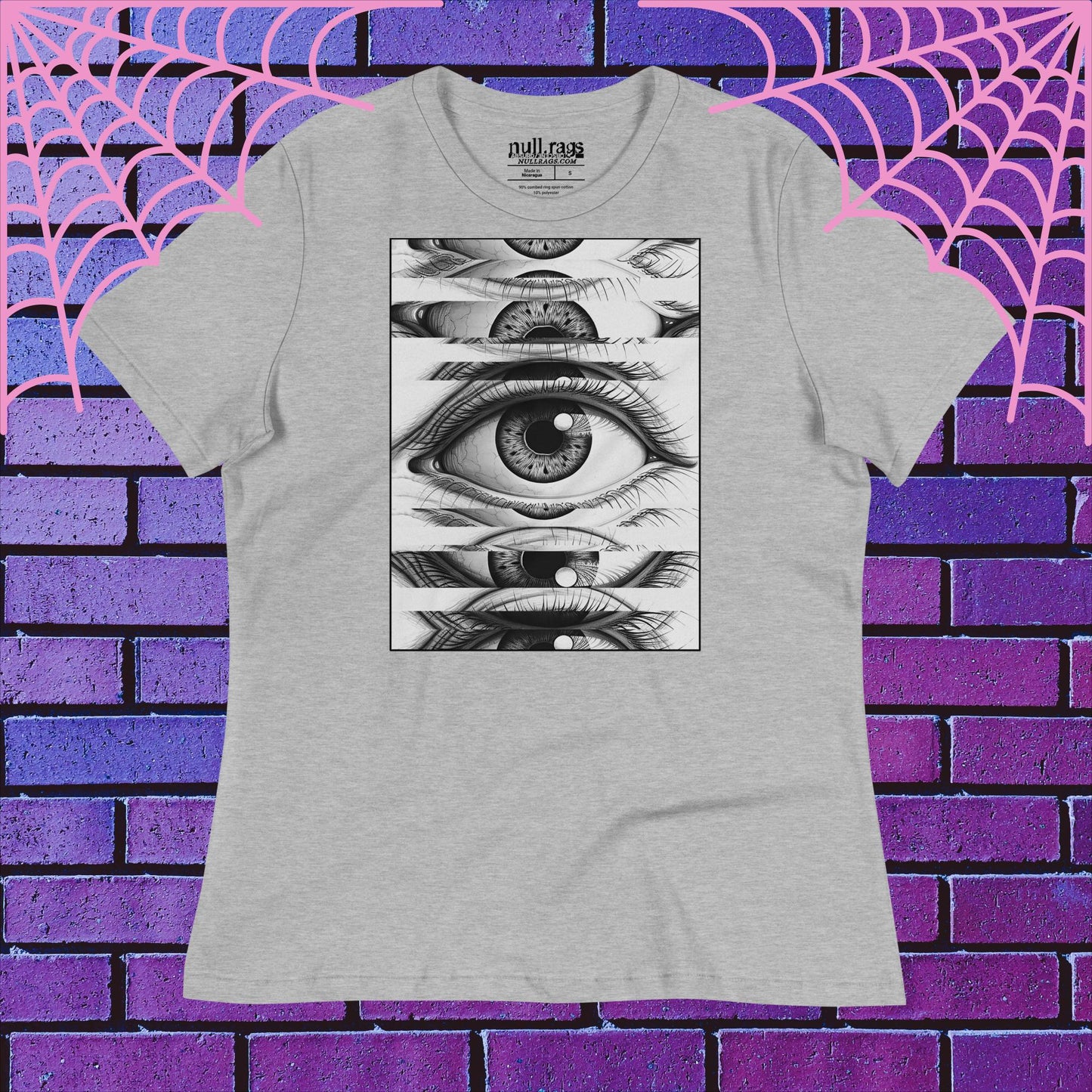 Fractal Eye Femme Fit Tee: See Beyond the Ordinary