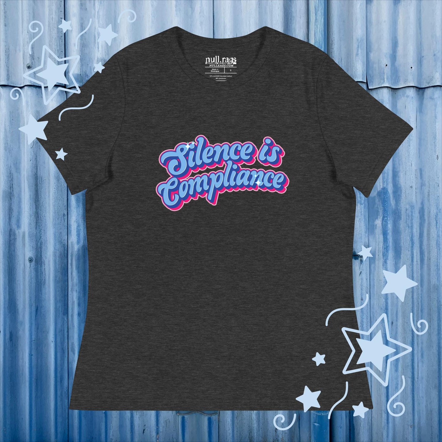 Break the Silence: 'Silence is Compliance' Femme Fit Tee - Speak Up and Stand Out
