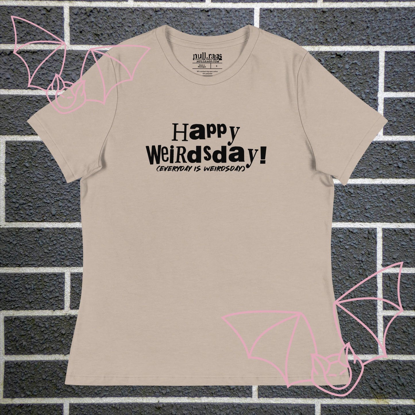 Embrace the Odd: 'Happy Weirdsday (Everyday is Weirdsday)' Femme Fit Tee - Embody Quirky Charm