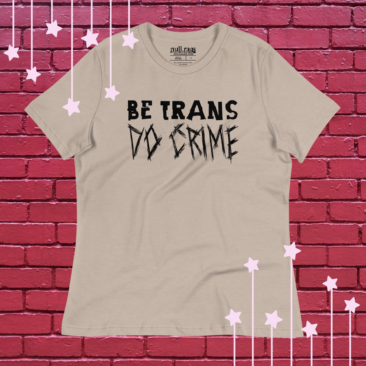 "Trans Rebel" Femme Fit Tee | Extended Sizes Up to 3XL