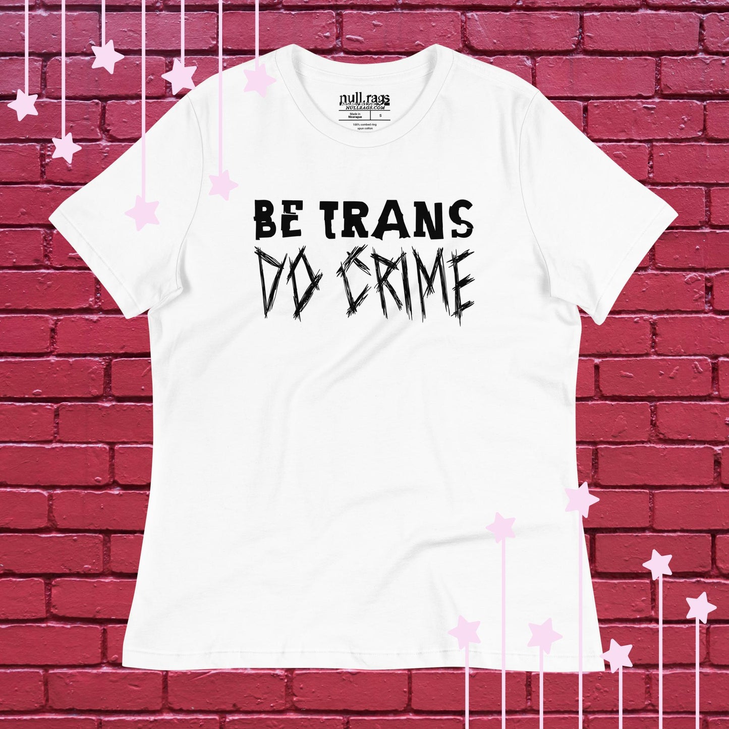 "Trans Rebel" Femme Fit Tee | Extended Sizes Up to 3XL