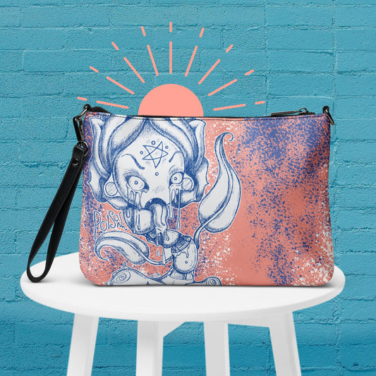 Enchanted Poisoned Rose: A Tongue-in-Chic Crossbody Bag