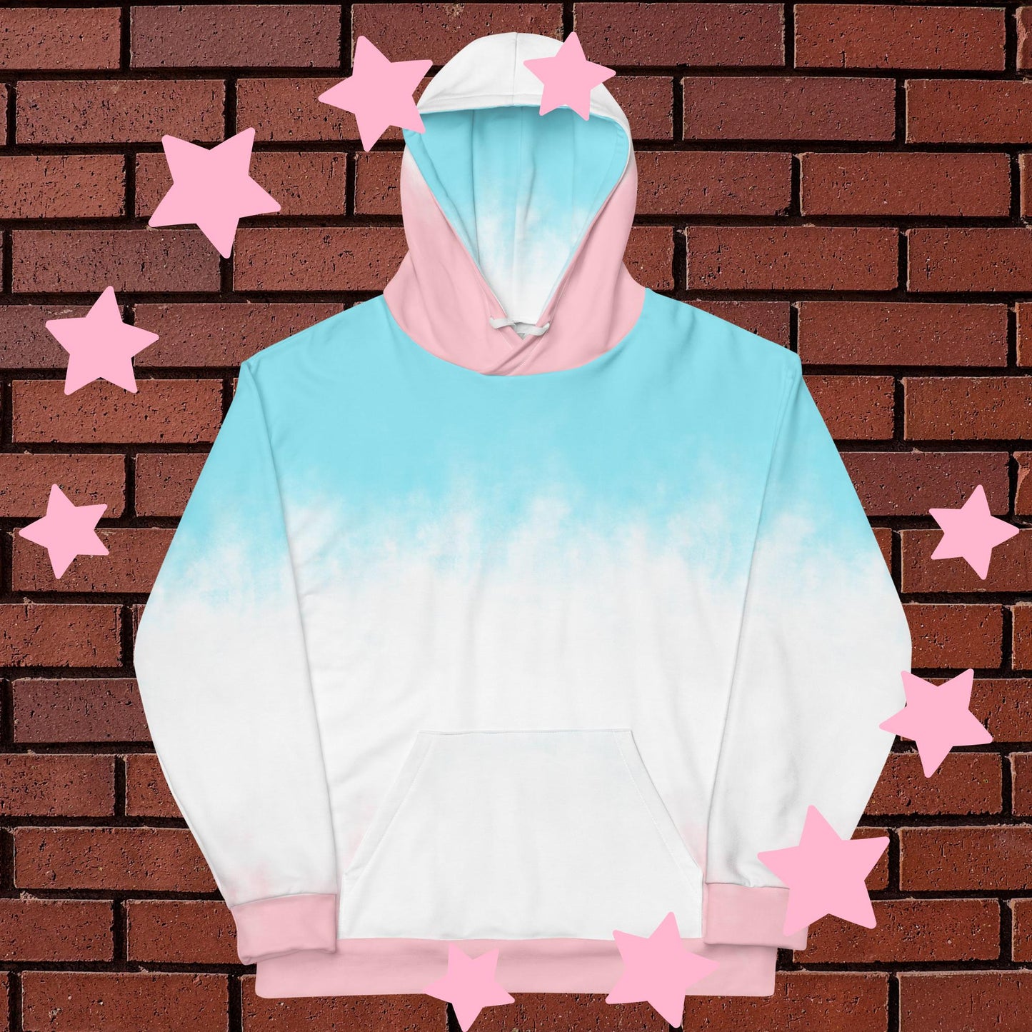 Transgender Laser Cat Pride Hoodie - Express Your Colors