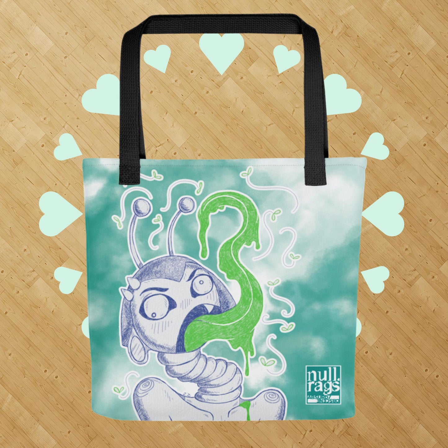 Buzz Buzz Tote Bag - Edgy and Artistic, Inspired by Creepy Culture