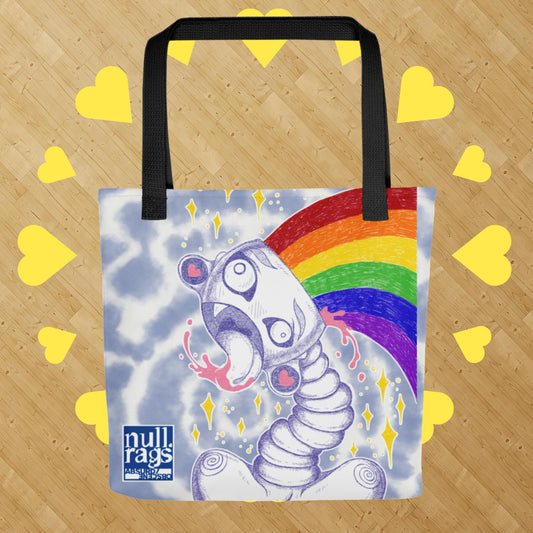 Rainbow Brainbow Tote Bag - Embrace Your Pride with Artistic Flair