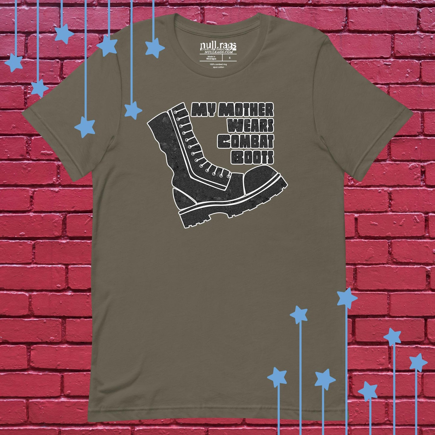 "My Mother Wears Combat Boots" Unisex Tee | Rebellion-Inspired Shirt