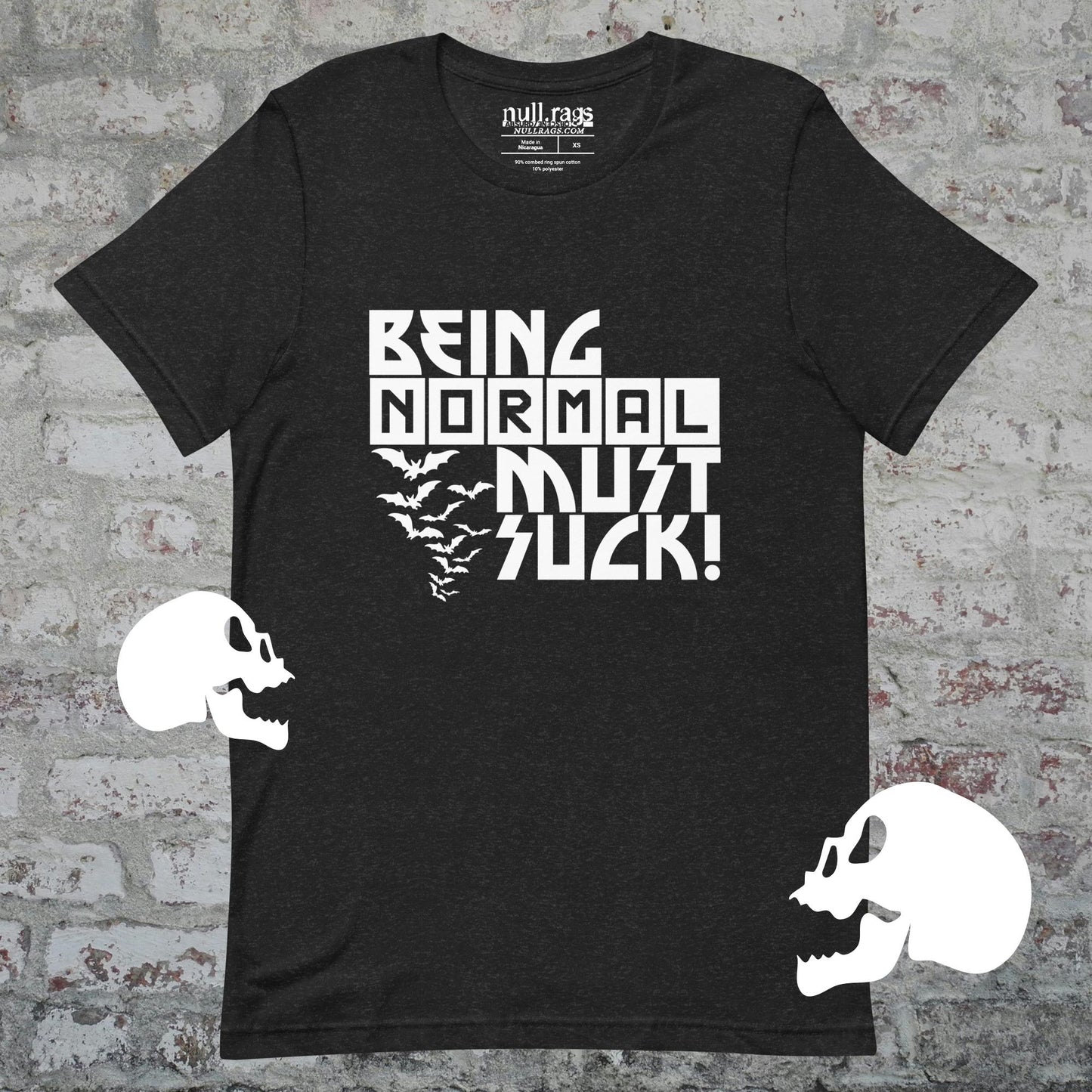 "Being Normal Must Suck" Unisex T-Shirt – Queer-Owned, Punk Style Sizes XS - 5XL