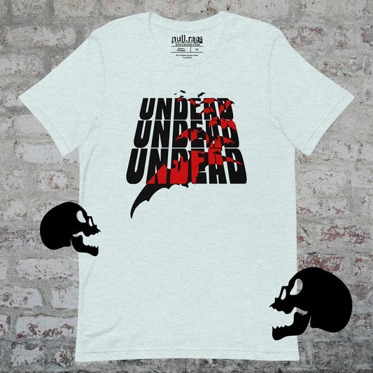 "Undead Undead Undead" Unisex T-Shirt – Bauhaus Quote, Queer-Owned, Punk Design, Sizes XS-5XL