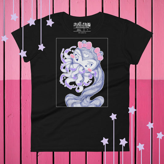 Cute-thulhu Cthulhu Femme Fit T-shirt - Embrace the Eldritch Adorableness