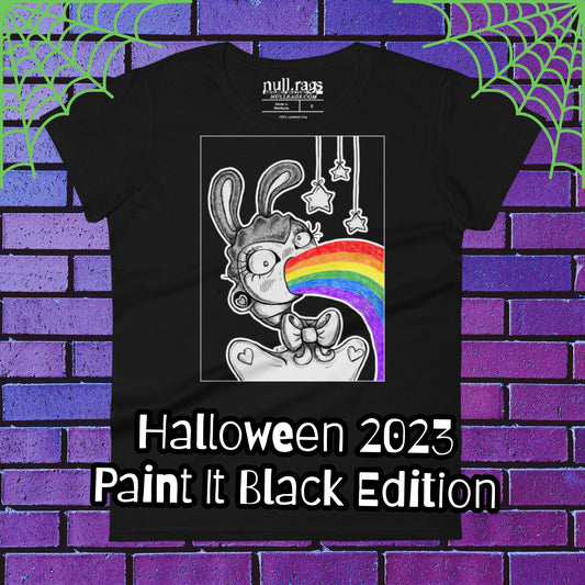 Rainbow Vomiting Bunny T-Shirt - Halloween 2023 Collection