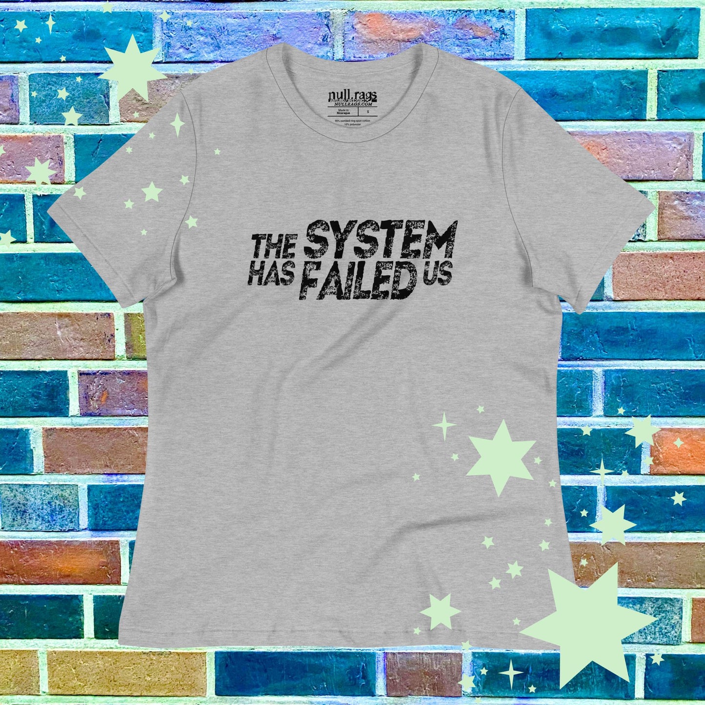 "System Failure" Femme Fit T-Shirt | Extended Sizes up to 3XL