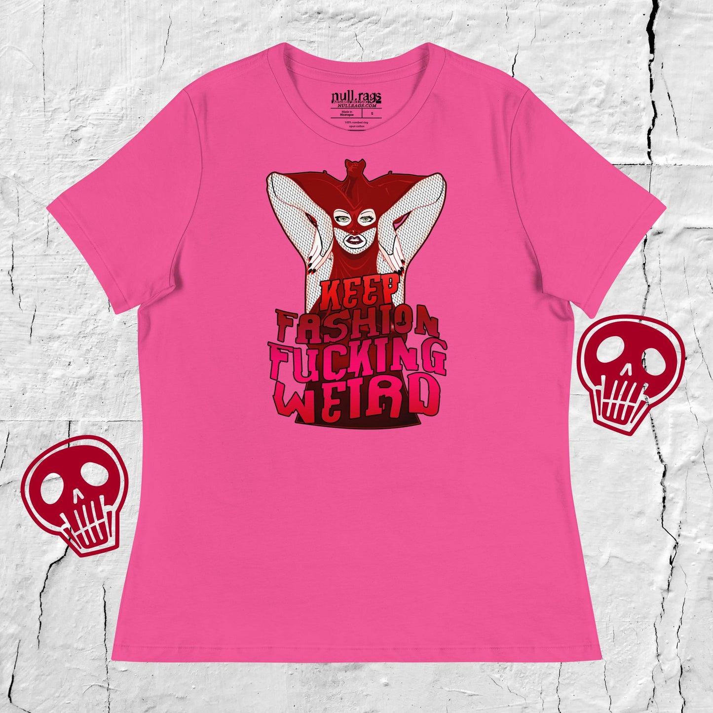 Eccentric Elegance: 'Keep Fashion F*cking Weird' Femme Fit Tee