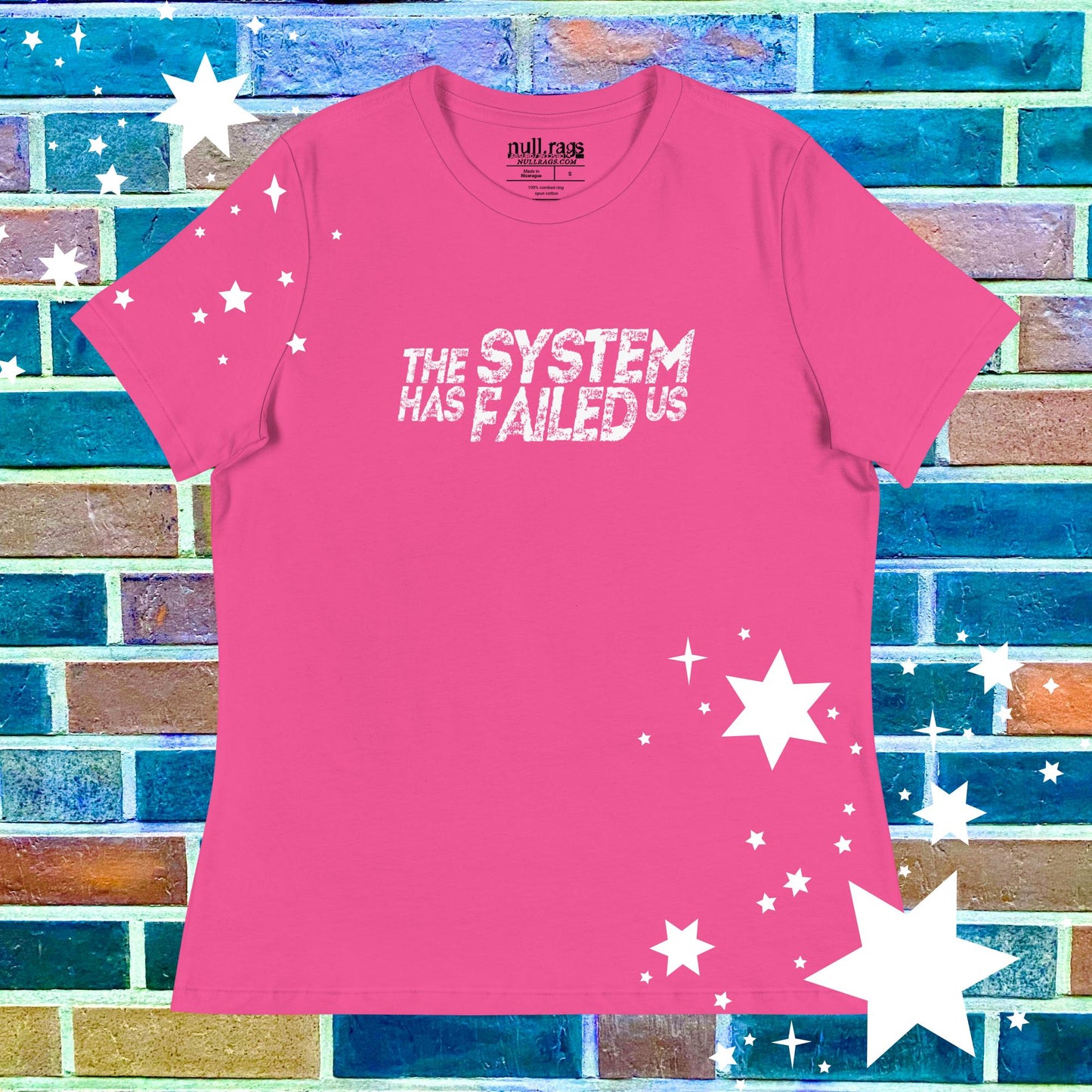 "System Failure" Femme Fit T-Shirt | Extended Sizes up to 3XL