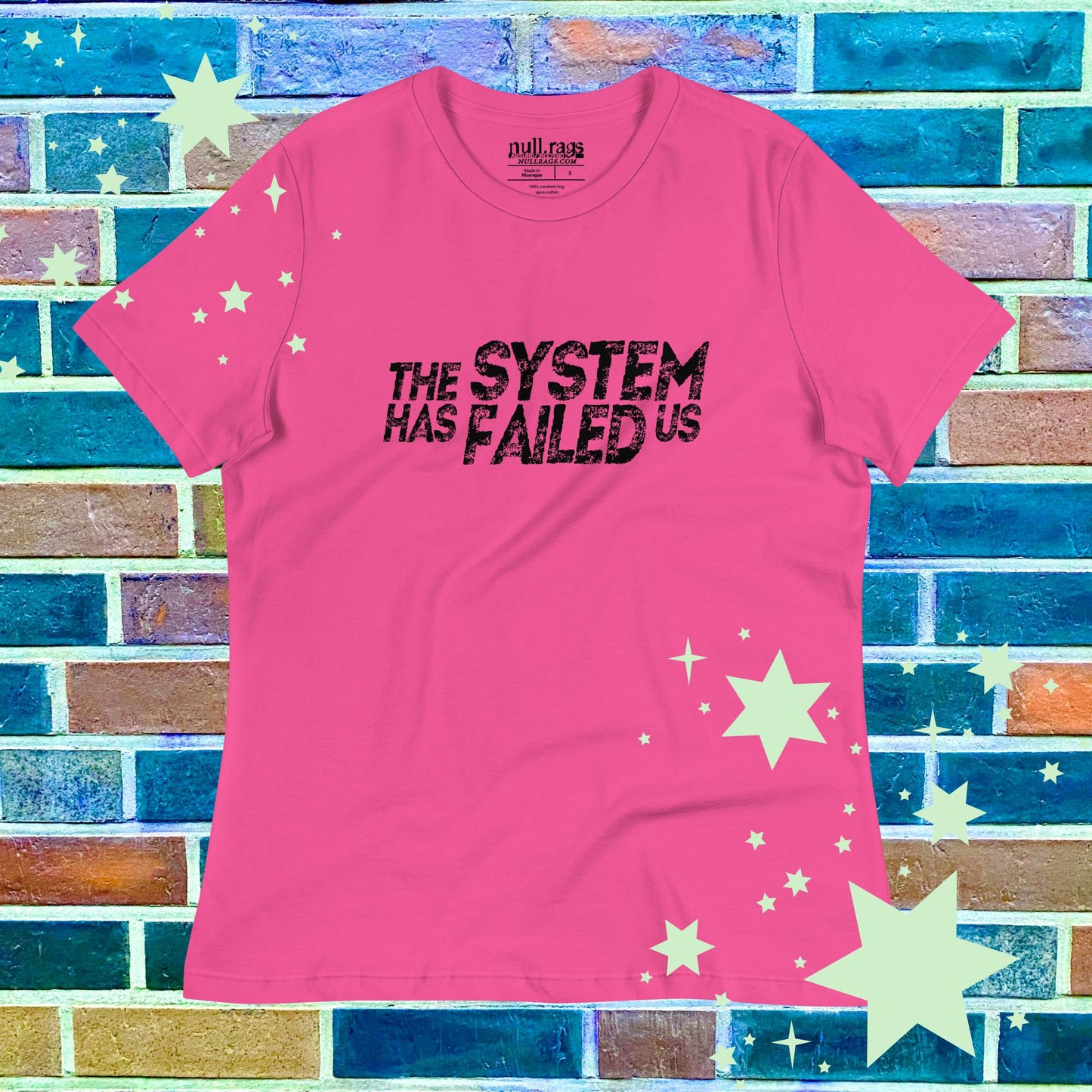 "System Failure" Femme Fit T-Shirt | Extended Sizes up to 3XL