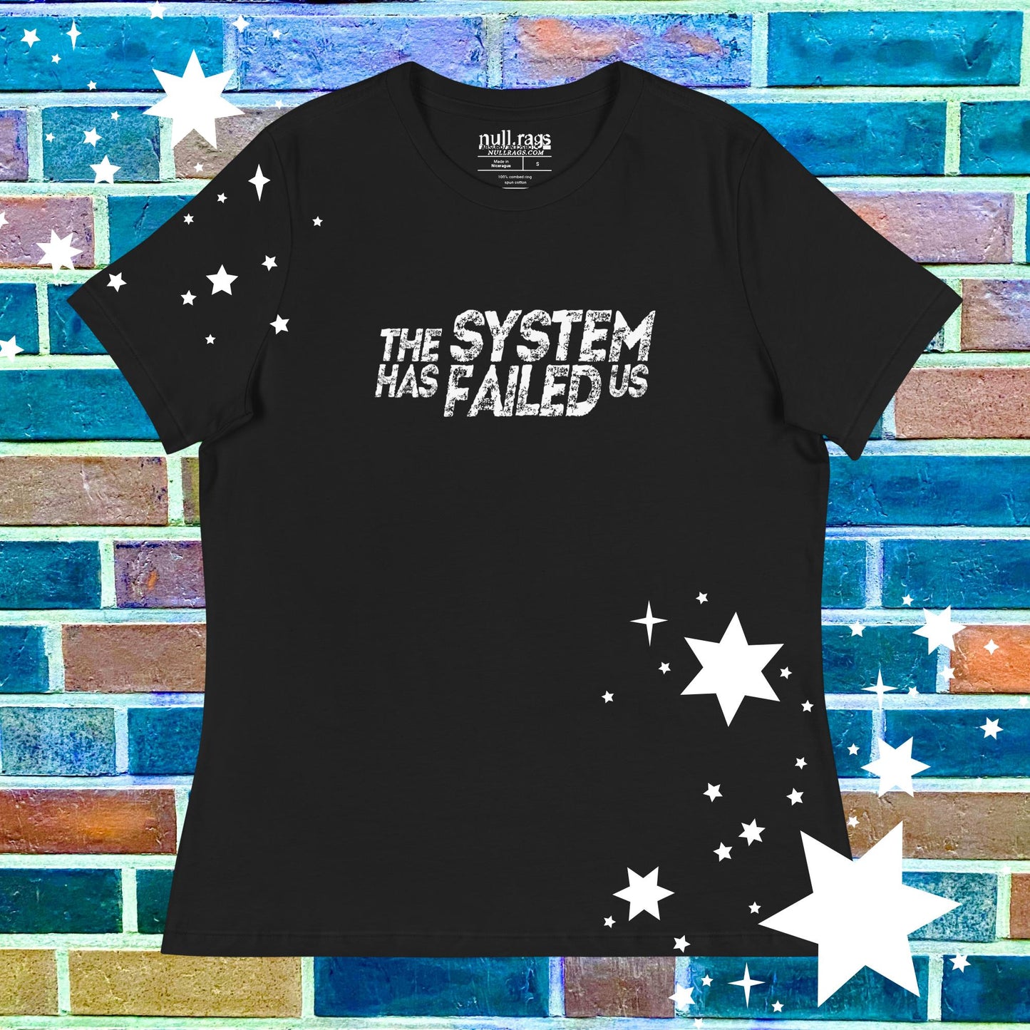 "System Failure" Femme Fit T-Shirt | Extended Sizes up to 3XL