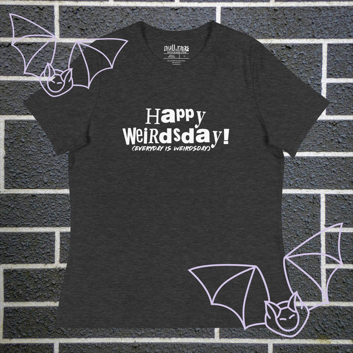 Embrace the Odd: 'Happy Weirdsday (Everyday is Weirdsday)' Femme Fit Tee - Embody Quirky Charm