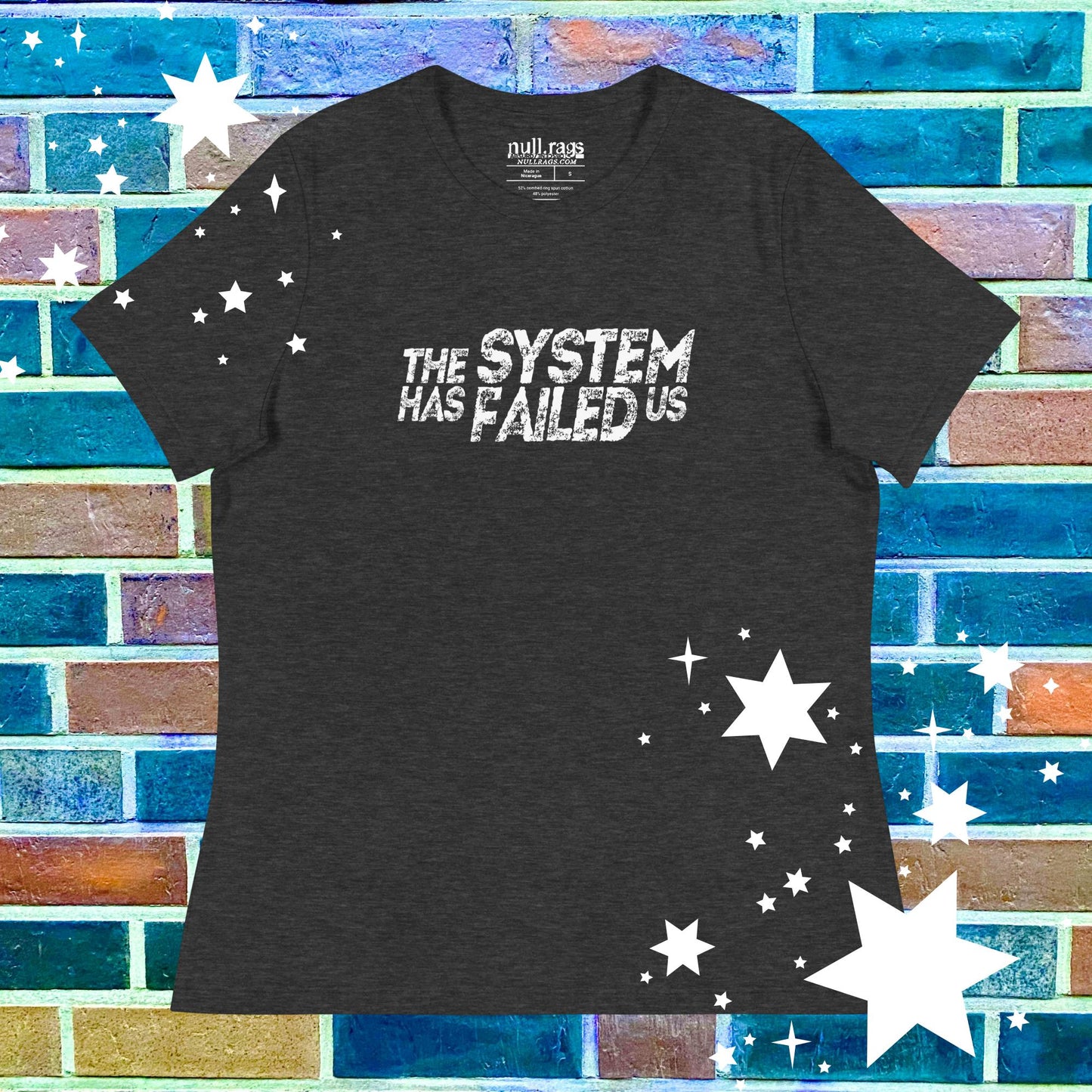 "System Failure" Femme Fit T-Shirt | Extended Sizes up to 3XL