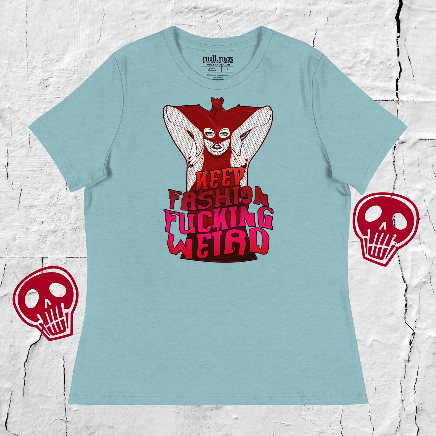 Eccentric Elegance: 'Keep Fashion F*cking Weird' Femme Fit Tee