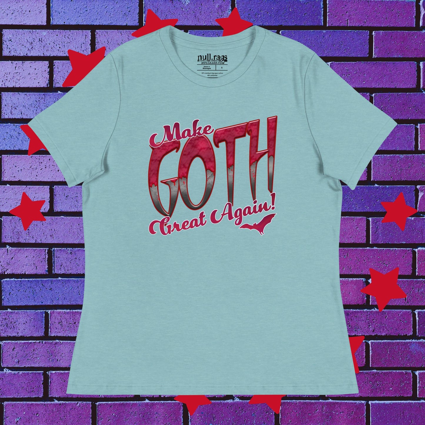 Revive Gothic Glamour: 'Make Goth Great Again' Femme Fit Tee